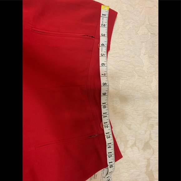 HARVE BERNARD Red full leg pants - Picture 5 of 6